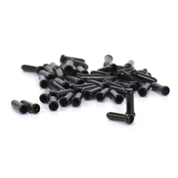 50pcs Aluminum Bike Bicycle Brake Shifter Inner Cable Tips Wire End Cap Crimps
